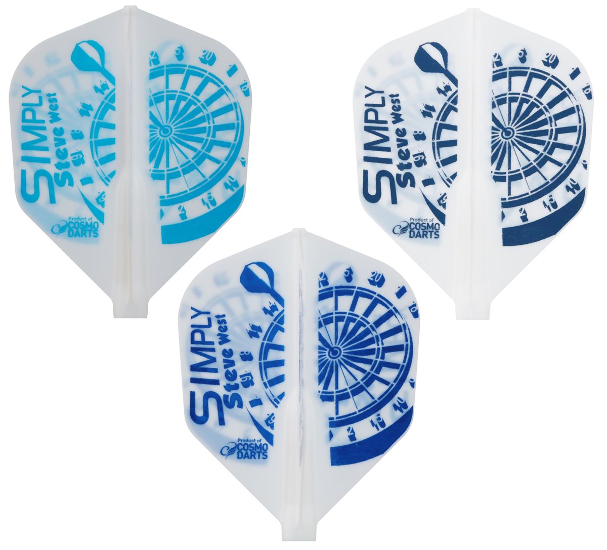Cosmo Darts Fit Flights Air Steve West Shape Flights CSTWE021745