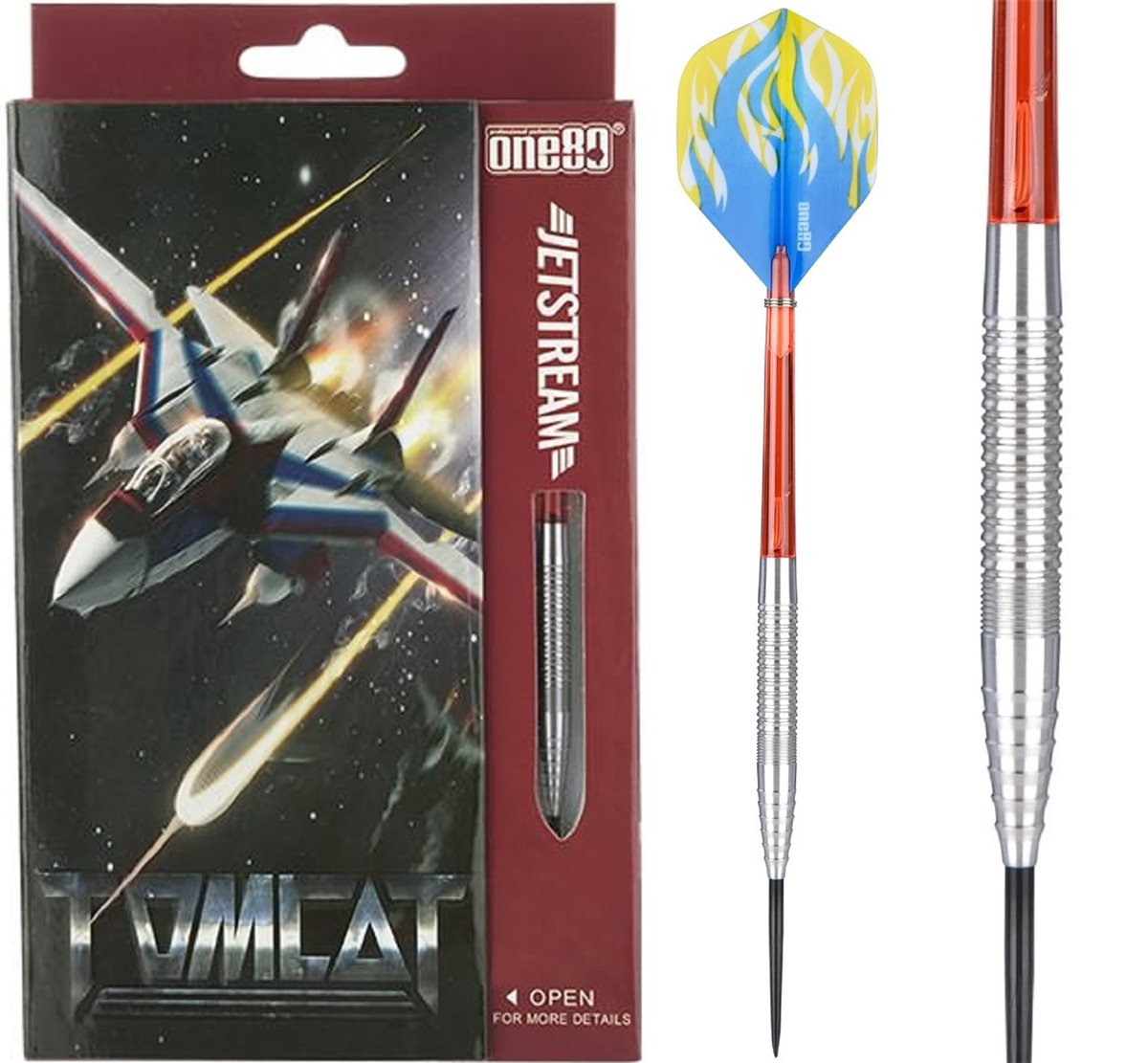 1 Satz Tomcat Jetstream Steeldarts ONE80 Steeldarts