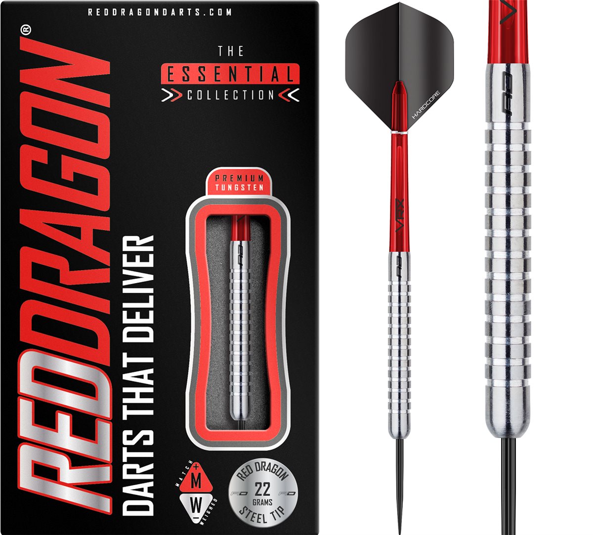 Reddragon Hell FIre A Steeldarts 22/24 Gramm Steeldarts