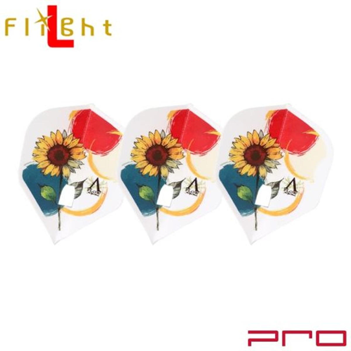 L-Style Signature Flights Pro DYNASTY L-Flight PRO SAYAKA AKA Sunflower Shape L3 Flights