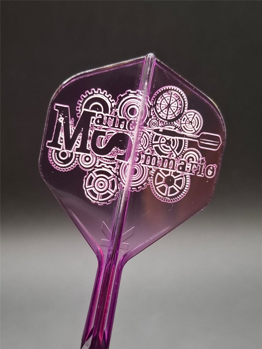 Sonder-Edition Lila - Target K-Flex eigenes Bild Logo Text personalisiert Flights Shafts