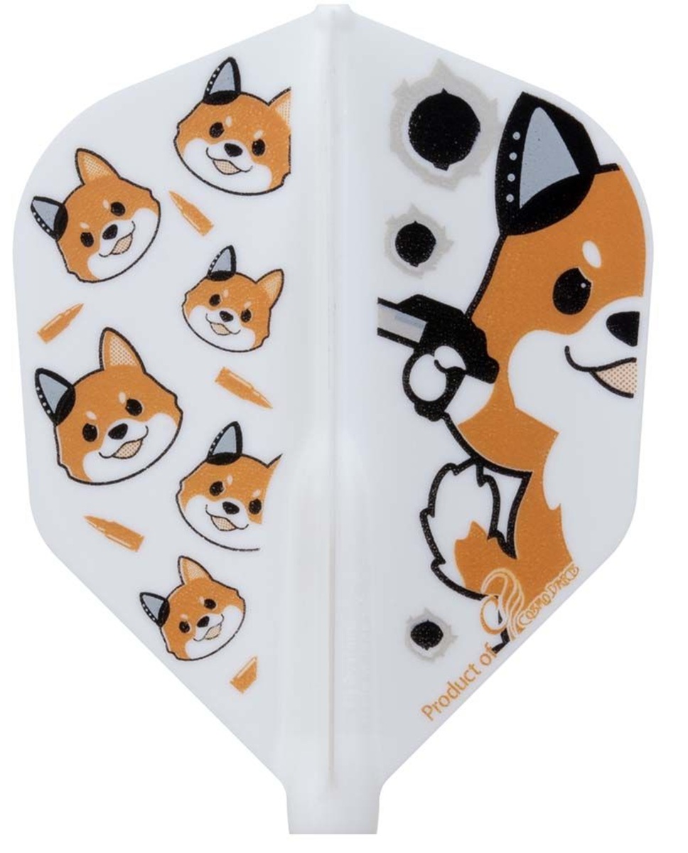 Cosmo Darts Fit Flights Air Chun-Yao Huang Shiba Hund Shape Flights