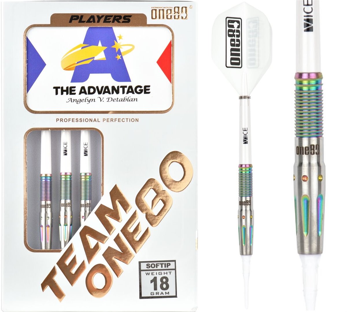 One80 Angelyn The Advantage Softdarts 18 Gramm Softdarts
