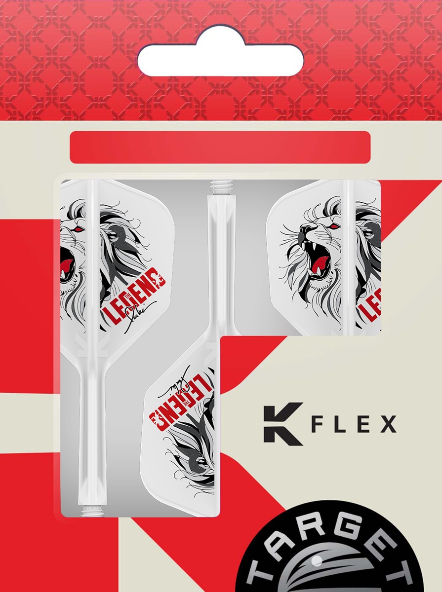 Target Japan Paul Lim The Legend K-Flex Shaft/Flight System Weiß Shape No6 Shafts