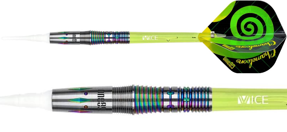 One80 Chameleon Ruby Soft Darts 19,5 Gramm Softdarts