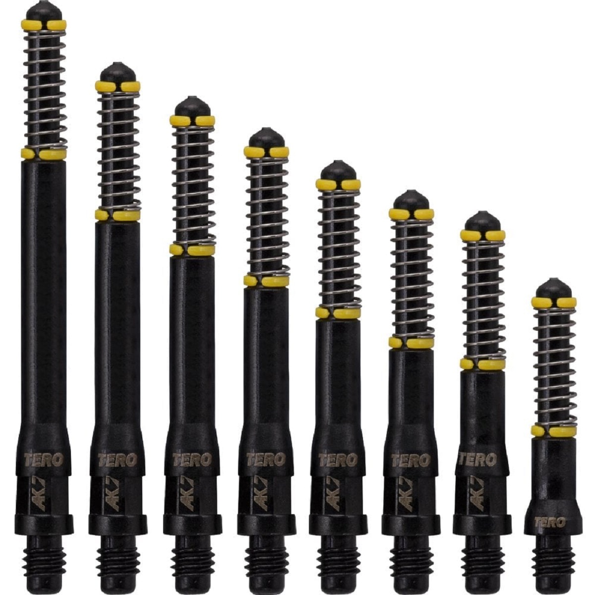 Cuesoul AK7 Tero Dart Shaft Schwarz Shafts