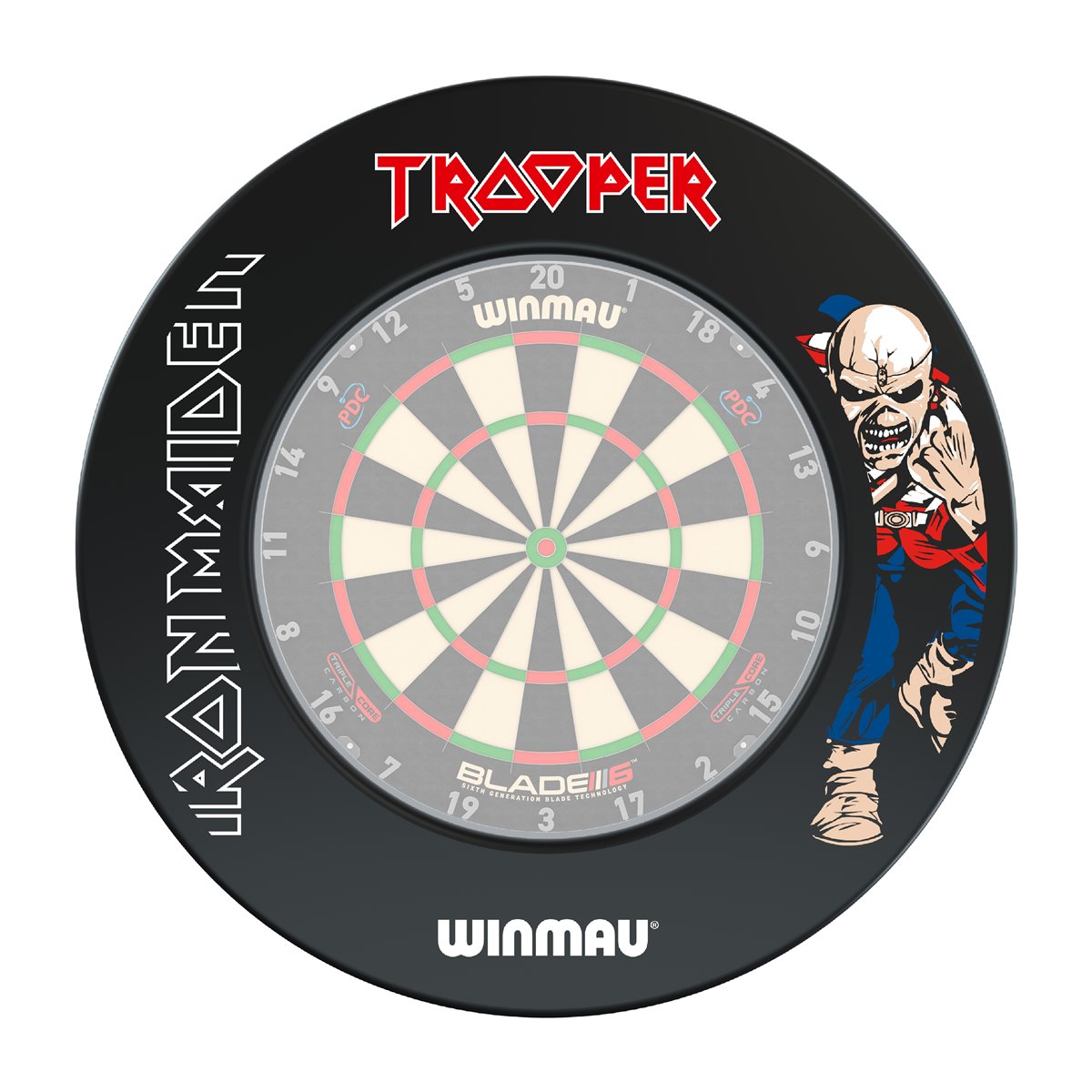1 tlg. Winmau Trooper Iron Maiden Dart Catchring Dart Surround Auffangring