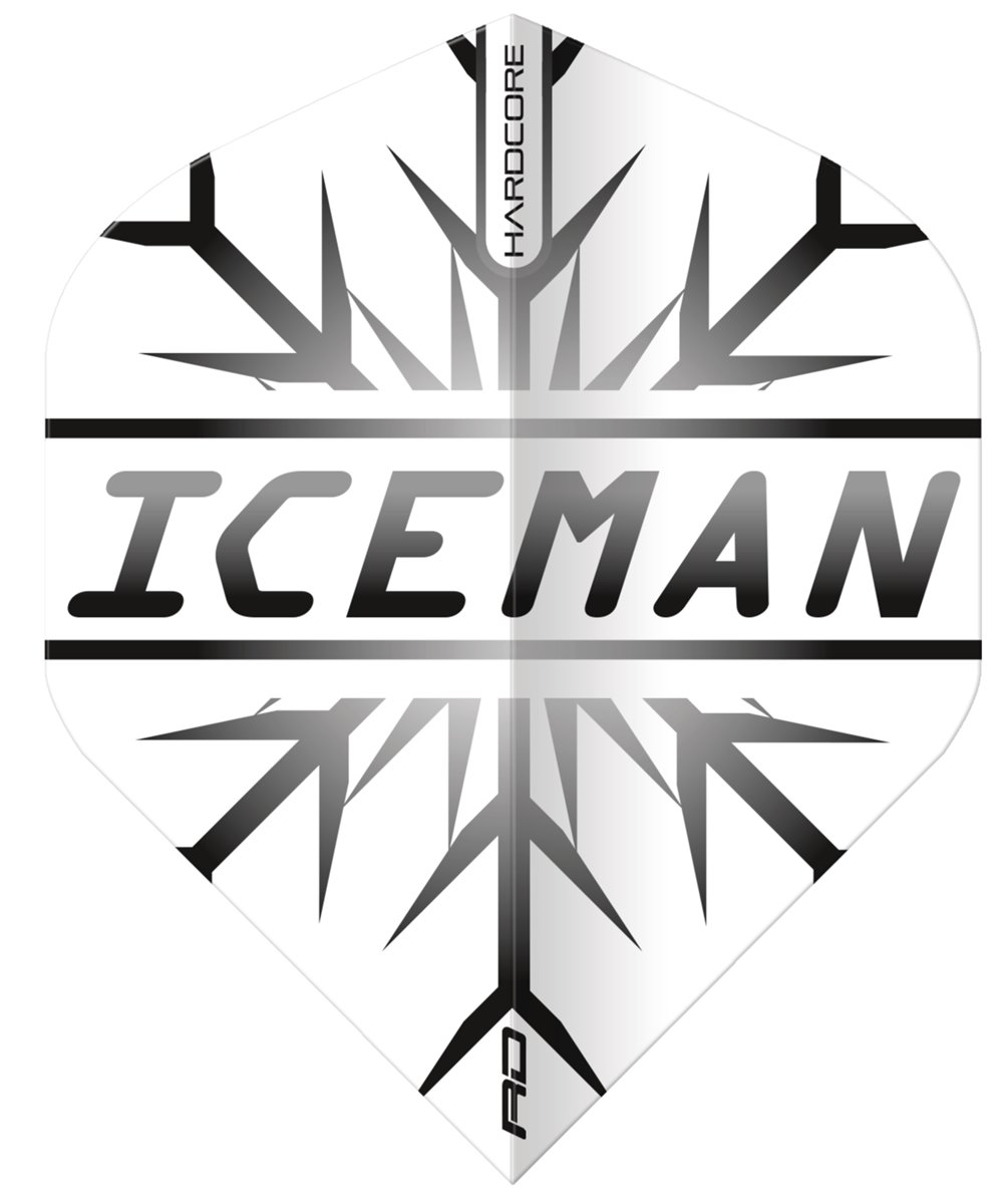 Reddragon Dartflight Gerwyn Price Grey Snowflake Flights