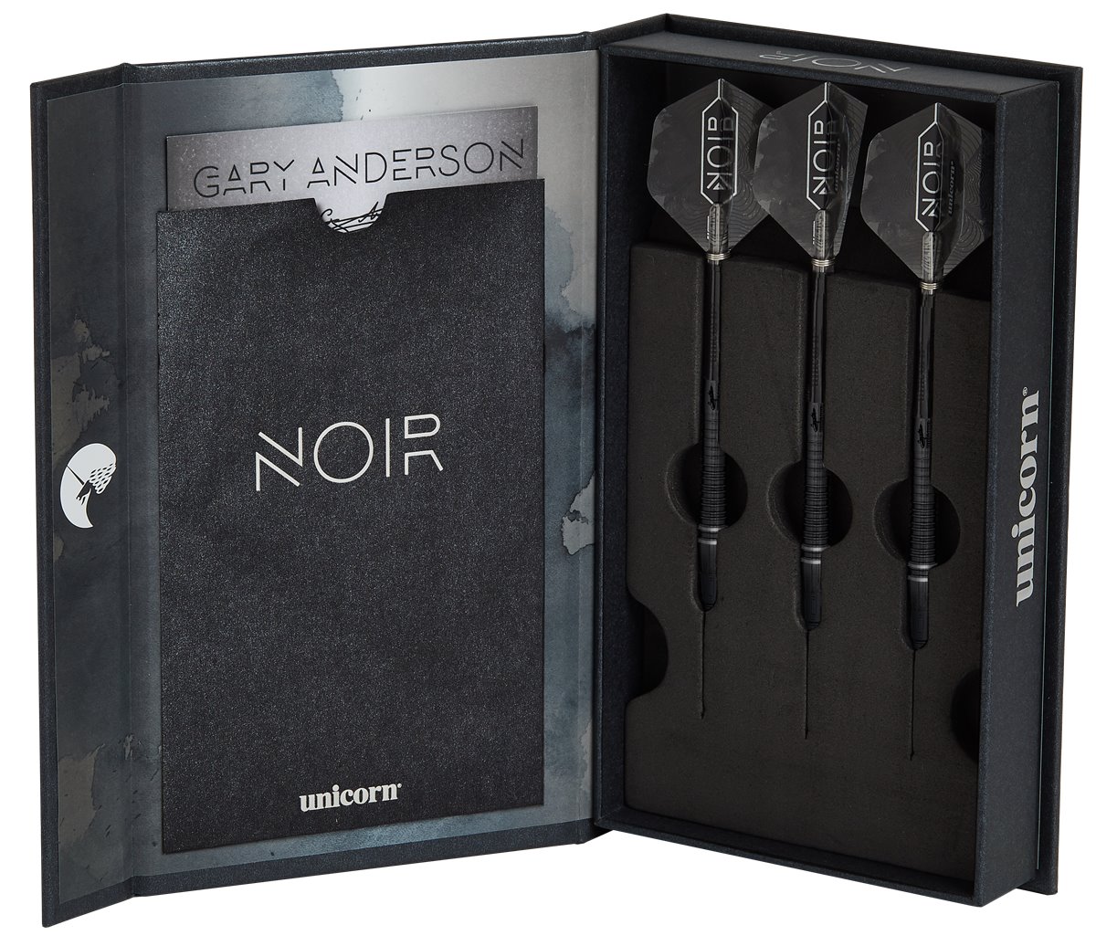 Unicorn Gary Anderson Noir Phase 6 G6 80% Softdarts 18/20 Gramm Softdarts