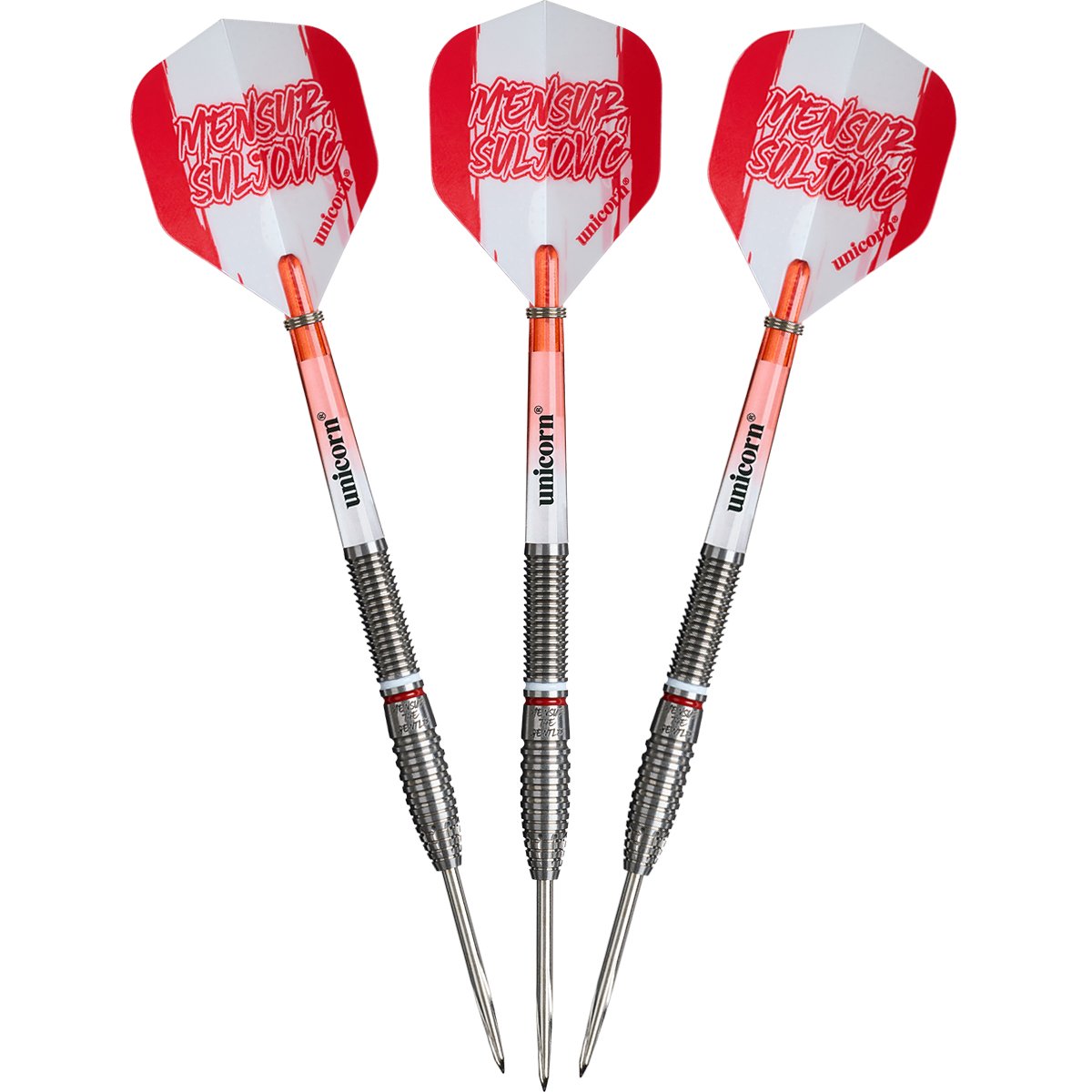 Unicorn Mensur Suljovic 95% Steeldarts 21/23/25 Gramm Steeldarts