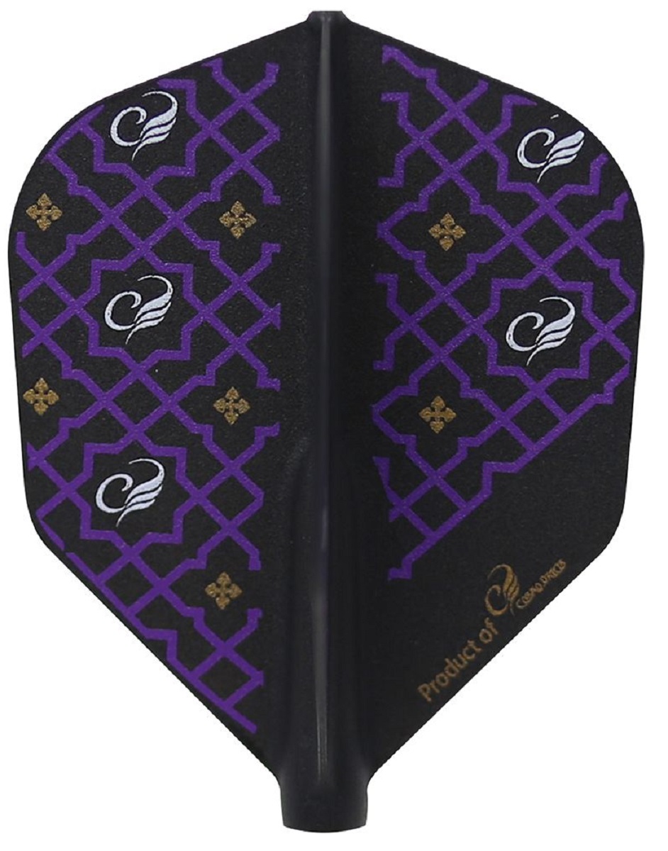 Cosmo Darts Fit Flights Printed Series Renaissance_B Purple Shape Flights FFPS27B2295