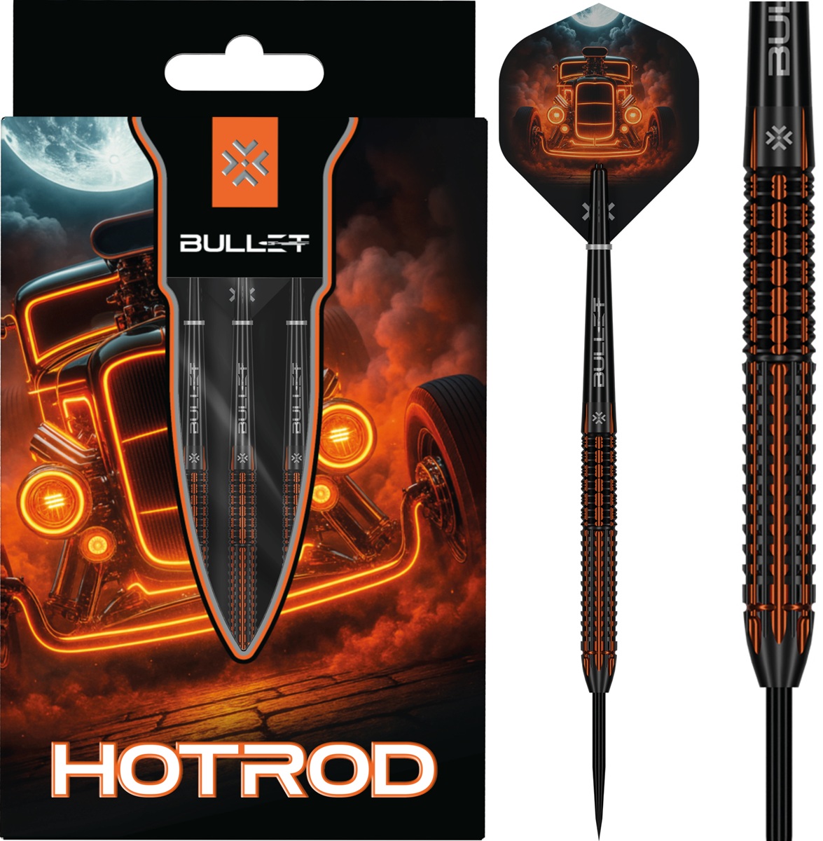 Bullet Hotrod 97,5% Steeldarts 23/24/25 Gramm Steeldarts