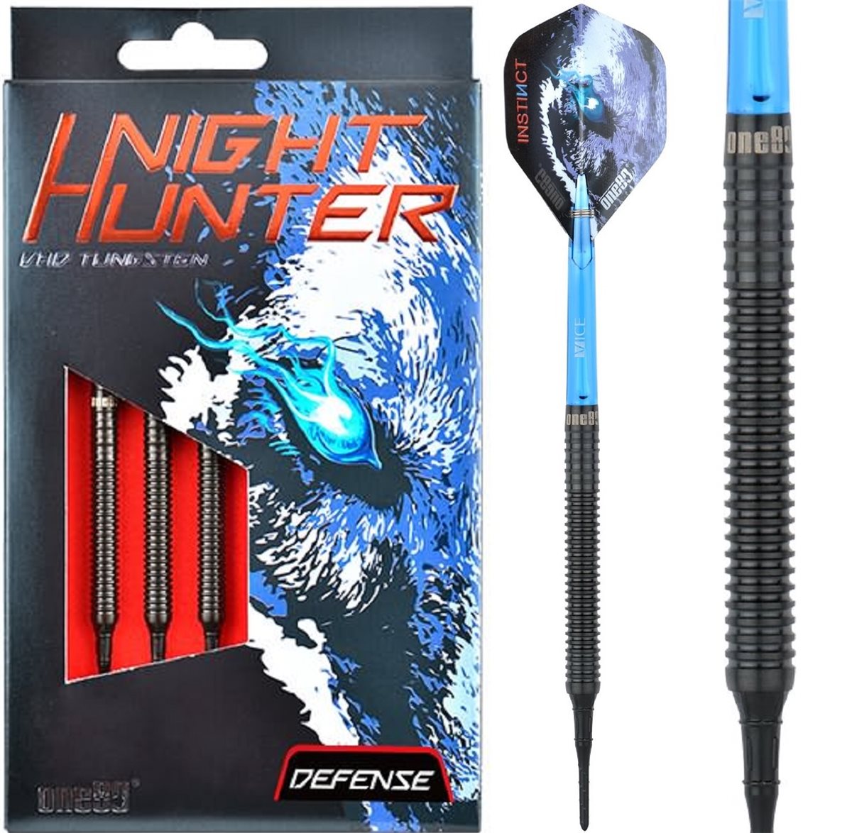 One80 Nighthunter Defense Softdarts 16/18 Gramm Softdarts