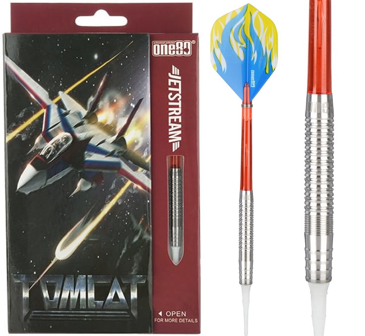 ONE80 Tomcat Softdart Jetstream Darts 16 18 Gramm One80 Softdarts