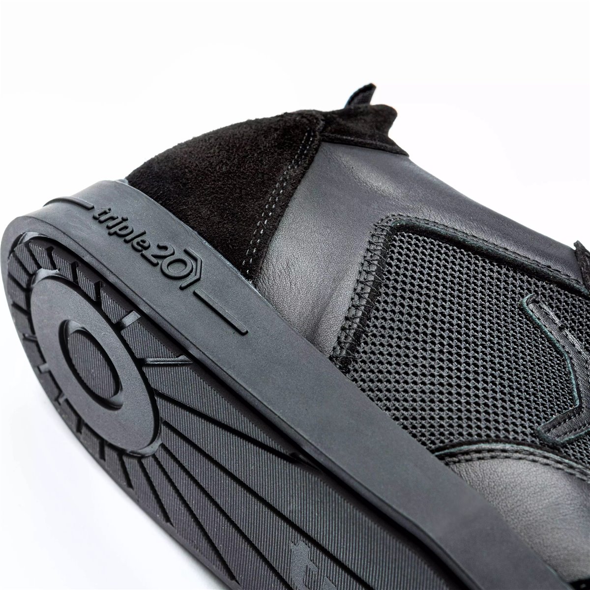 Triple20 Dartschuhe Textil Leder Schwarz Dartschuh