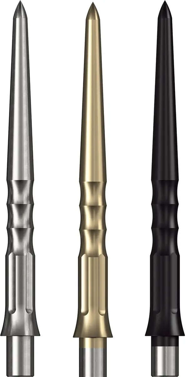 Caliburn EVO Point Ripple No Lip Silber/Schwarz/Gold 28/32/36/40 mm EVO-System Wechselspitzen