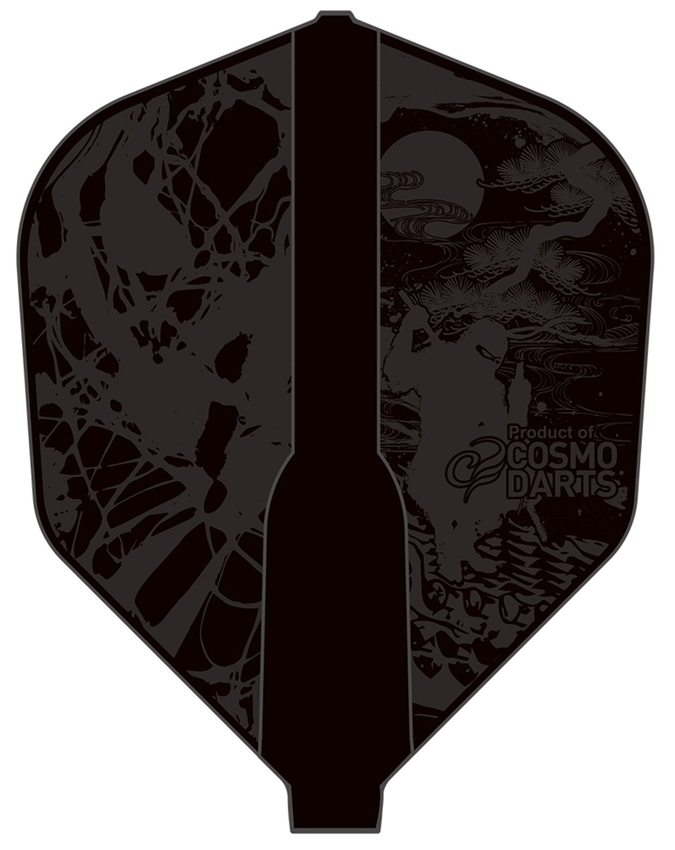 Cosmo Darts Fit Flights Printed Series Stealth 3 Shape Flights