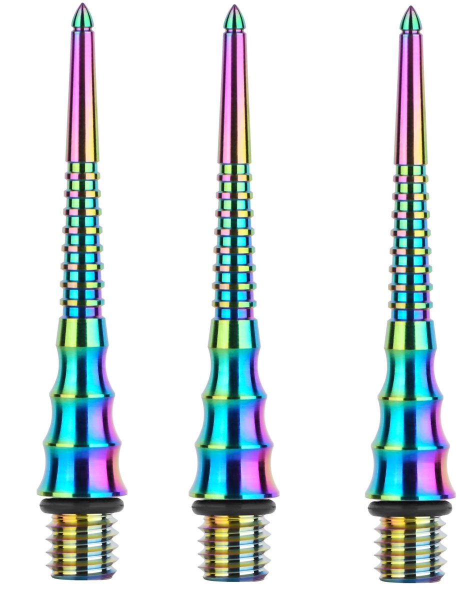 One80 Ti Conversion Point-C-Rainbow 2BA 22/26/30 mm Schraubspitzen Tips