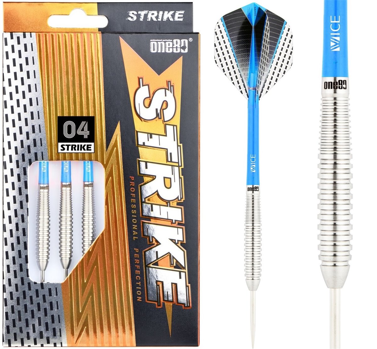 ONE80 Strike 4 Steeldarts ONE80 22 24 26 Gramm Steeldarts