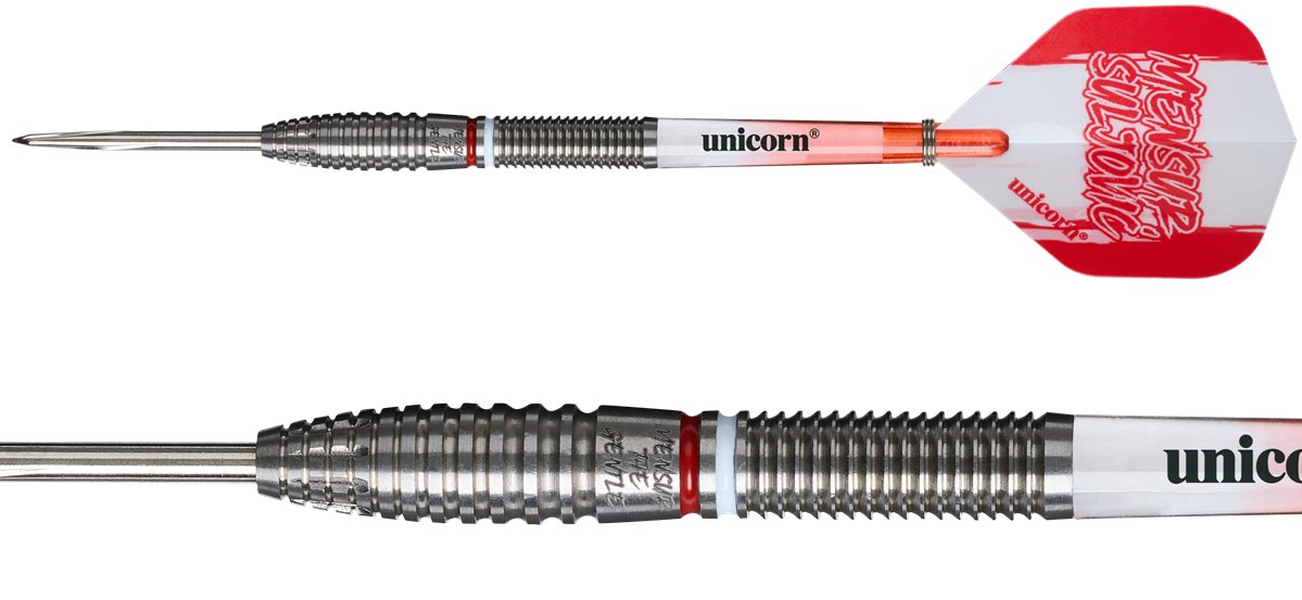Unicorn Mensur Suljovic 95% Steeldarts 21/23/25 Gramm Steeldarts