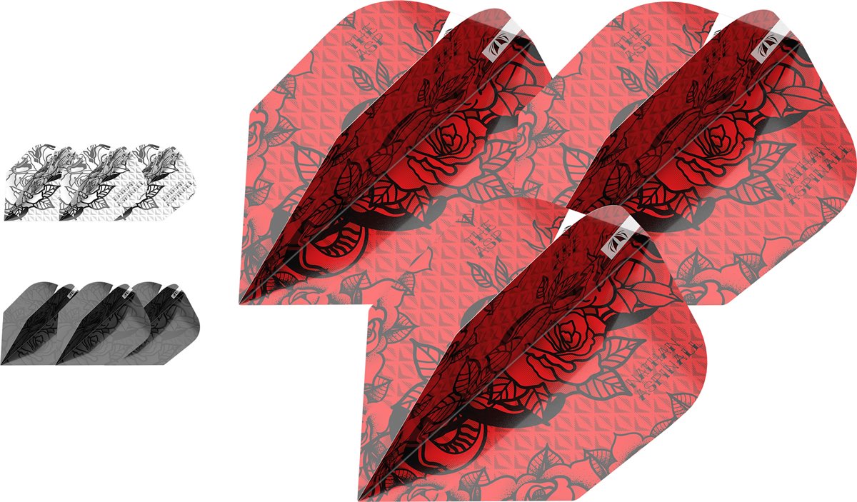 Target 3 Set Pro Ultra Player Nathan Aspinall INK 2023 Shape No6 Flights