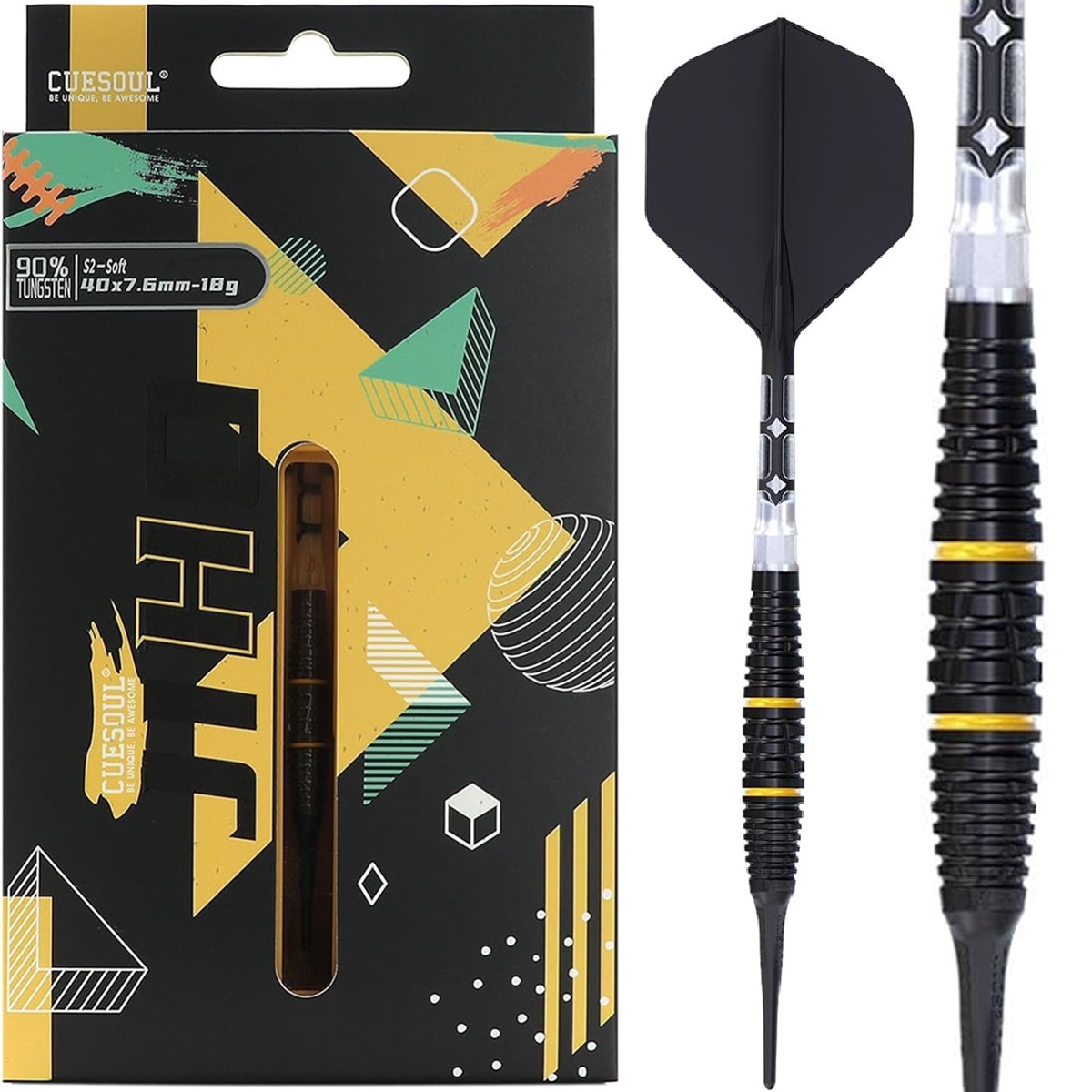 Cuesoul JIHO S2 90% Softdarts 18/19 Gramm Softdarts