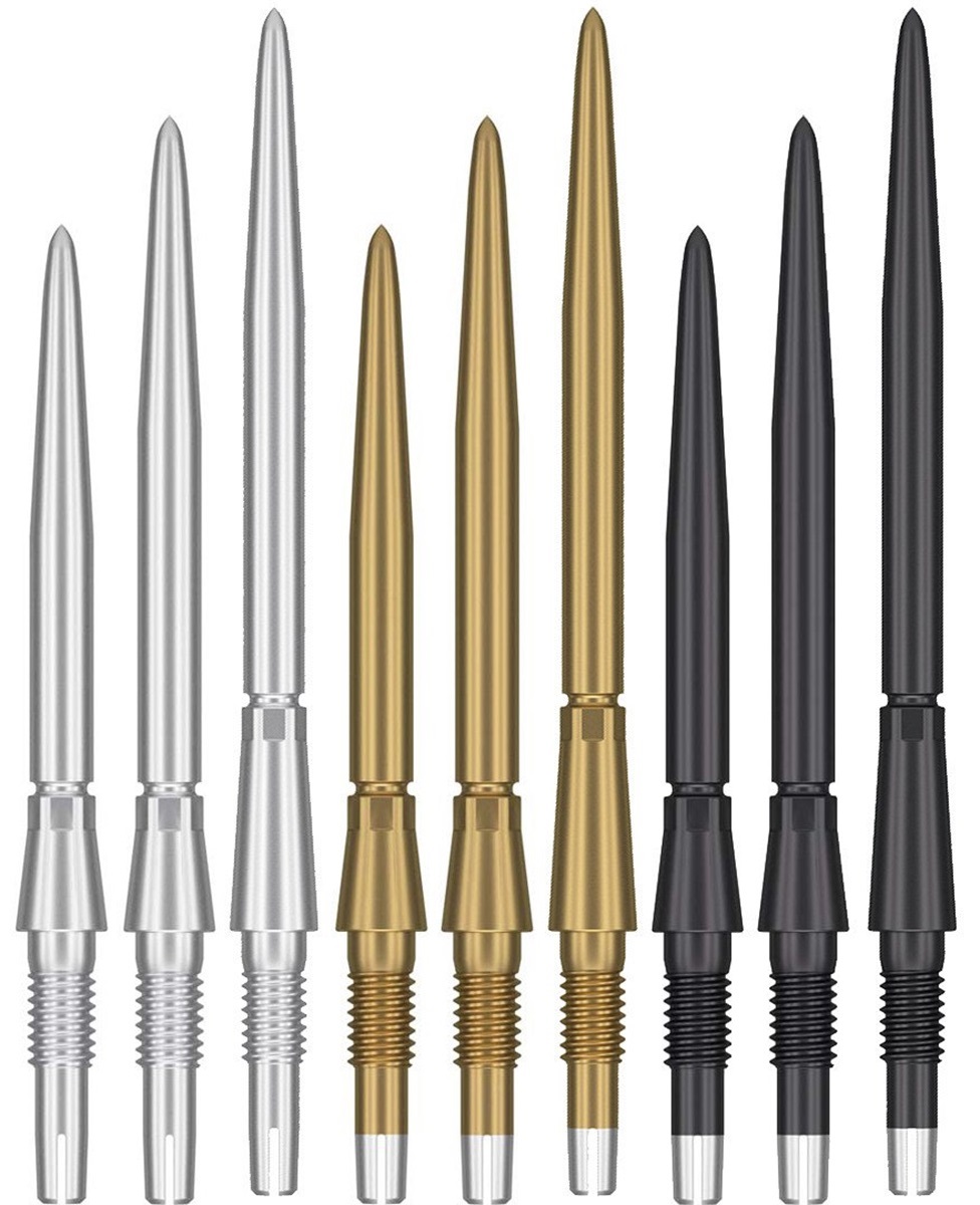 Target Swiss Point Storm 26/30/35 mm Gold/Schwarz/Silber Wechselspitzen