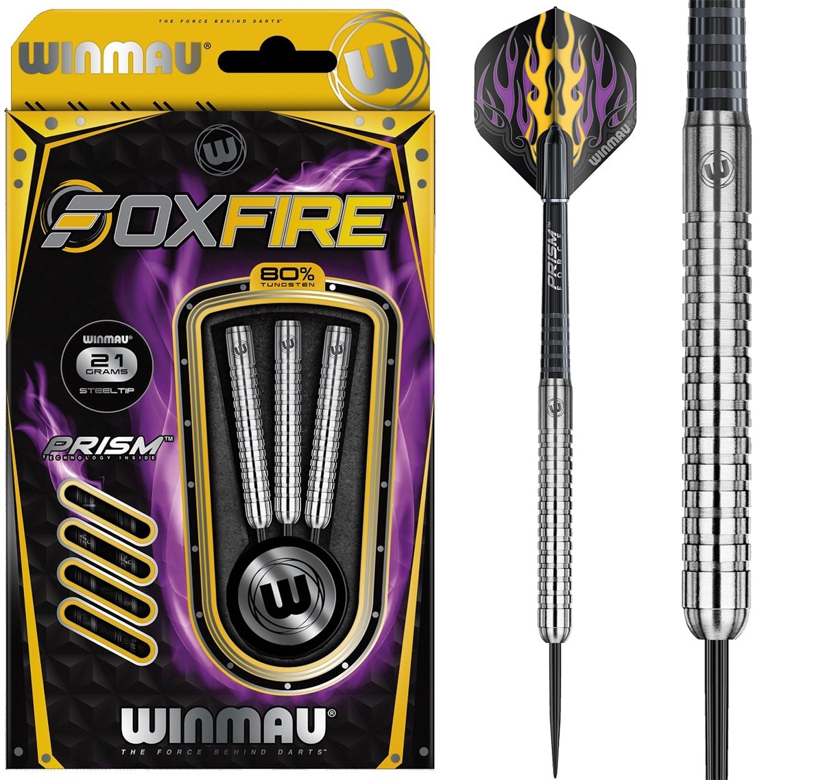 Winmau Foxfire Steeldarts 21/23/25 Gramm Steeldarts