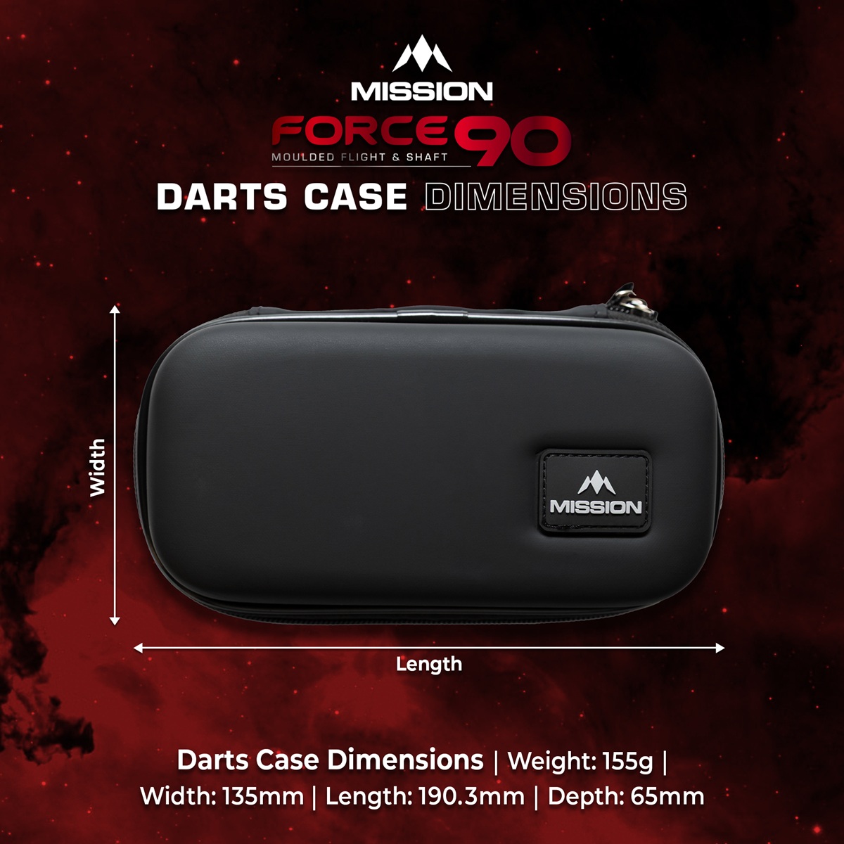 Mission Force 90 EVA Case Dart Tasche Dart Tasche