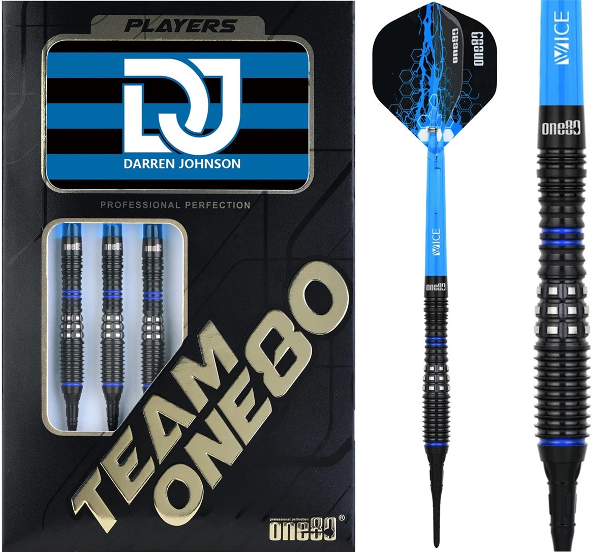 ONE80 Darren Johnson Signature Softdarts 19 Gramm Softdarts