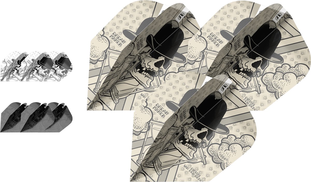 Target 3 Set Pro Ultra Player Dimitri van den Bergh INK 2023 Shape No6 Flights