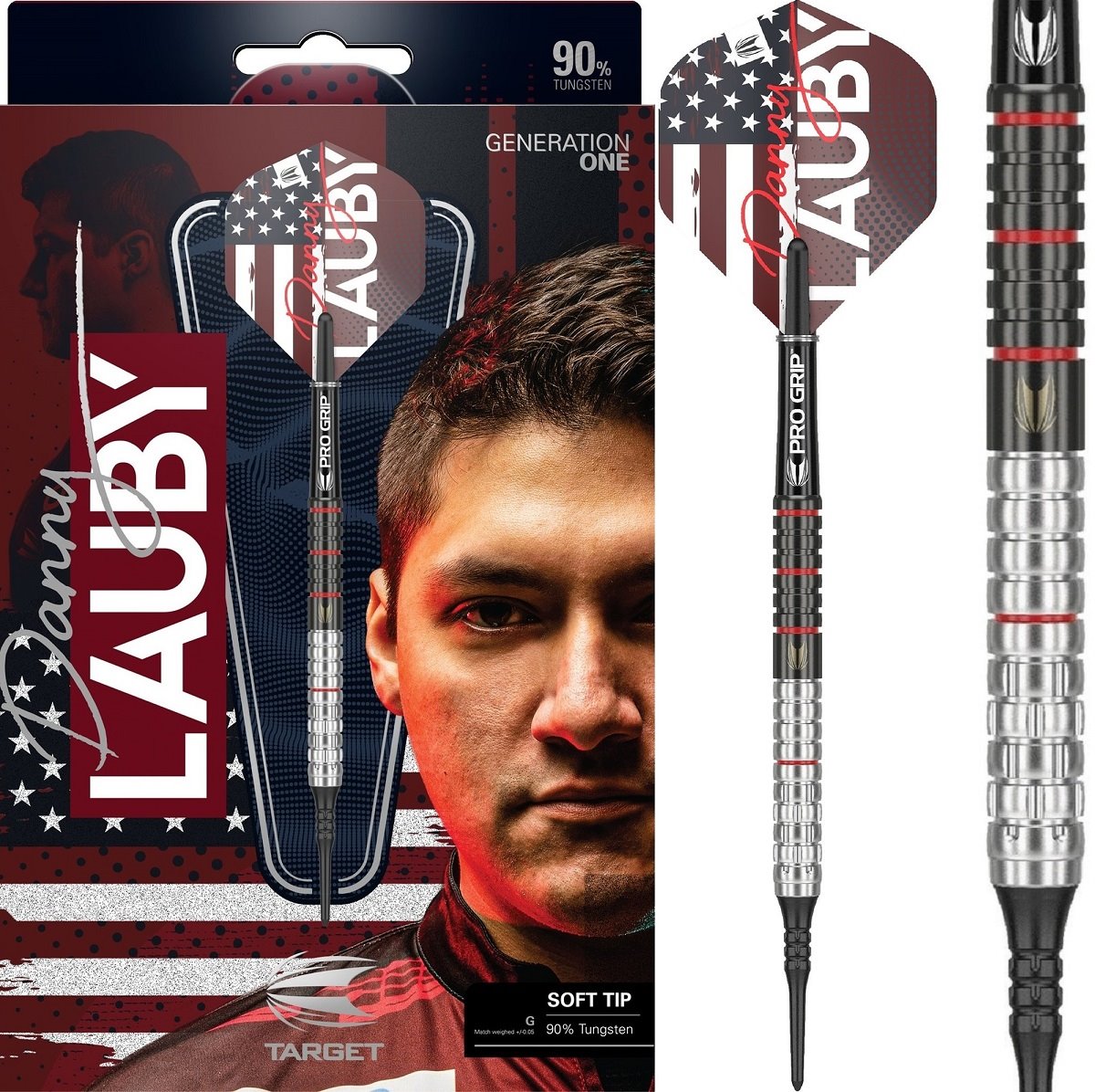 Target Danny Lauby G1 18 Gramm 90% Tungsten Softdarts Softdarts