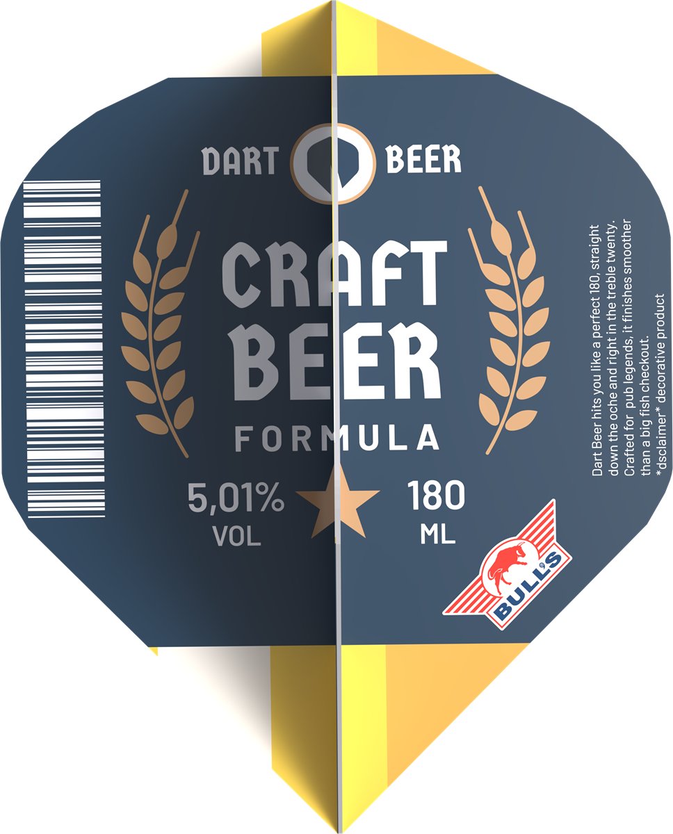 Bull´s Design 100 Beer Craft Standard No2 Flights