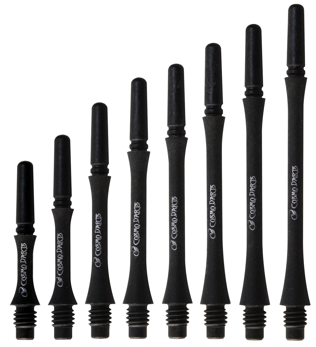 Cosmo Darts Carbon Fit Shafts Slim Locked 4 Stück Shafts