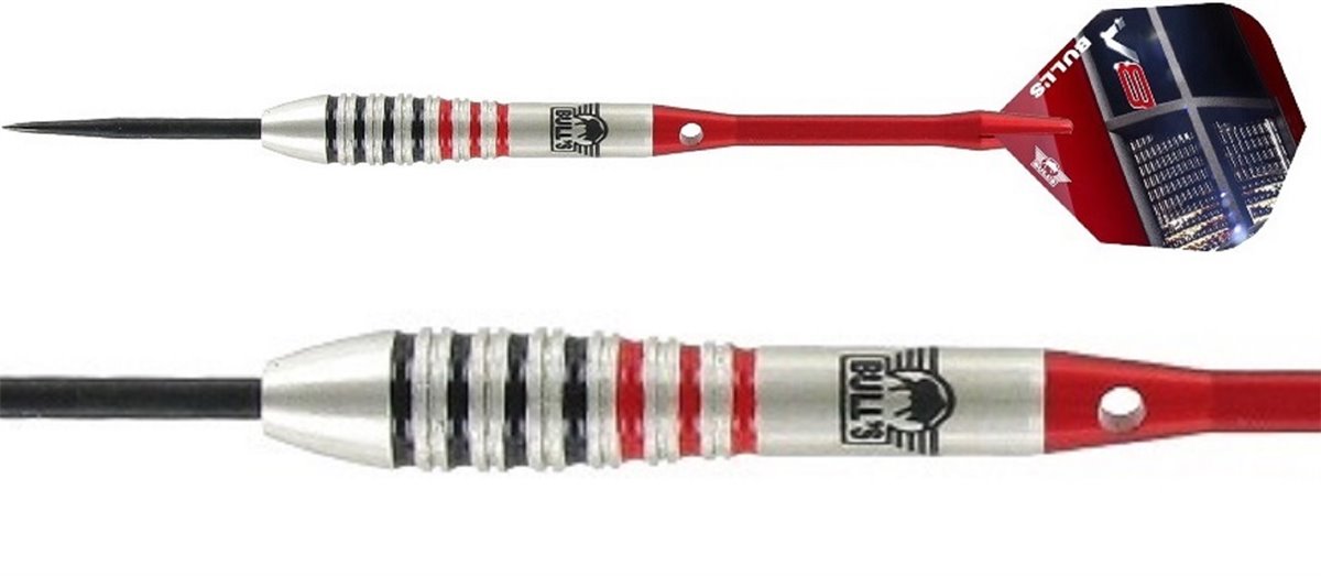 Bull's 90% Tungsten V8 22 24 26 Gramm Steel Darts Steeldarts