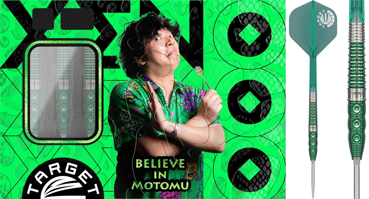 Target Prime Series Xeno G1 Motomu Sakai Swiss Point 90% Steeldarts 23/25 Gramm Steeldarts