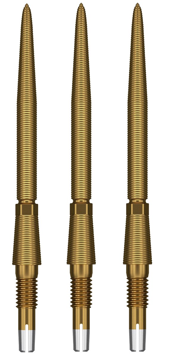 Target Swiss Point Storm Nano 26/30/35 mm Gold/Schwarz/Silber Wechselspitzen