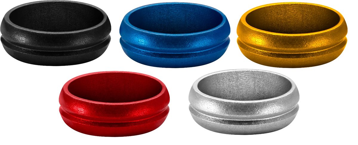 Mission F-Lock Shaft Rings Aluminium schwarz rot blau gold silber Zubehör Shafts Ringe