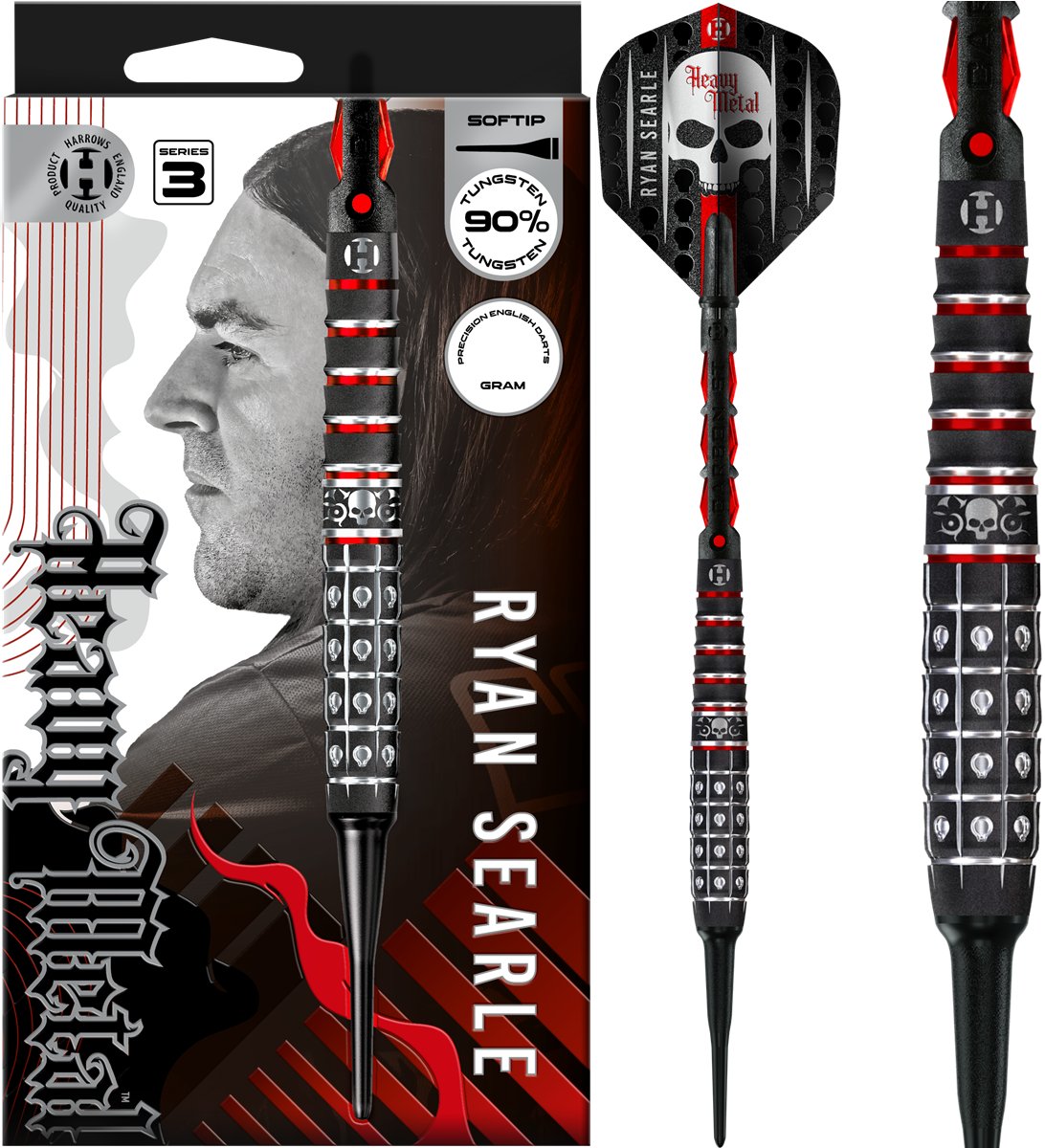 Harrows Ryan Searle G3 90% Softdarts 18/20 Gramm Softdarts