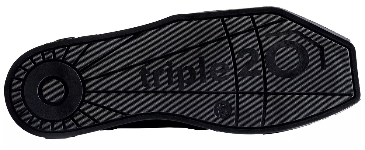 Triple20 Dartschuhe Textil Leder Schwarz Dartschuh