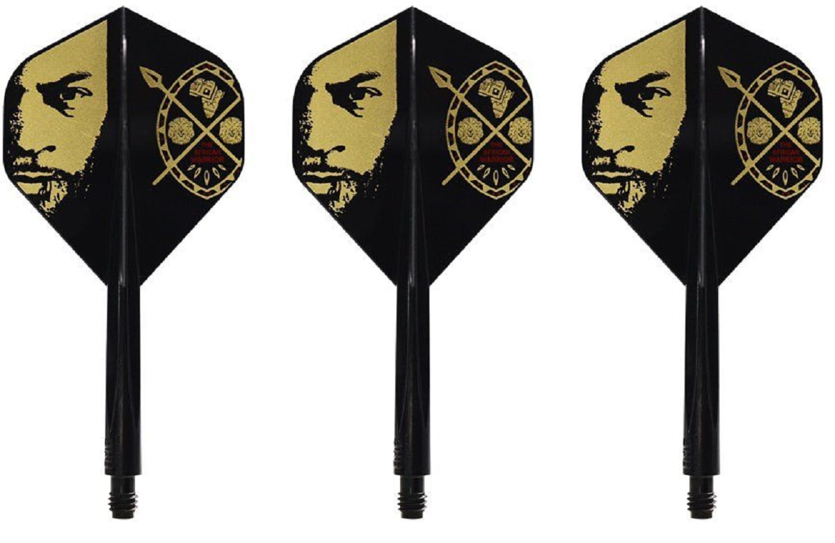 Condor Dart Flights Shafts AXE Devon Petersen I3 Black Standard No2 Flights