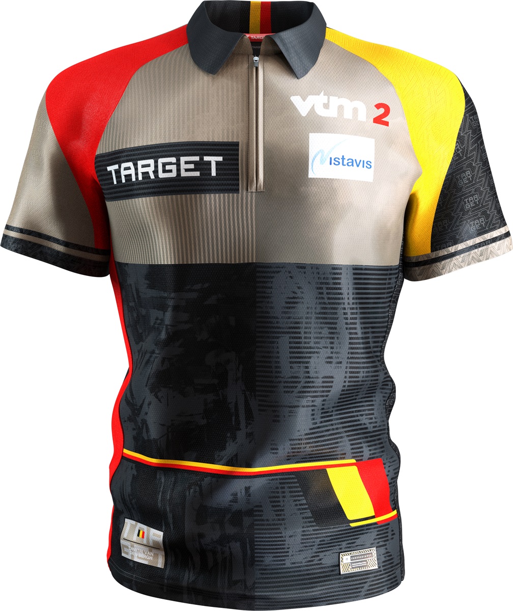 Target Coolplay Collarless Dimitri van den Bergh 2025 Dartshirt