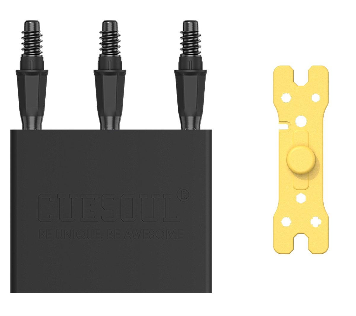 Cuesoul OTO Wechsel Spitzen Conversion Points V Cuts Gun Grey No.5 Schraubspitzen Tips