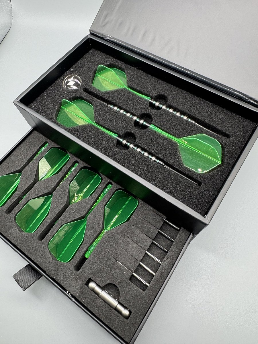 Mission Moldavite Black & Green 95% Steeldarts 23 Gramm Steeldarts