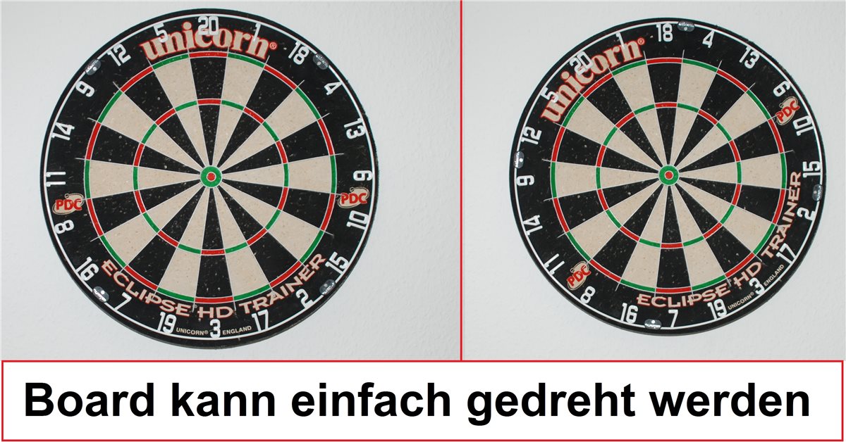 Dynasty EMBLEM Dartboard Bracket Board Wandhalter Aufhängung Dartscheibe