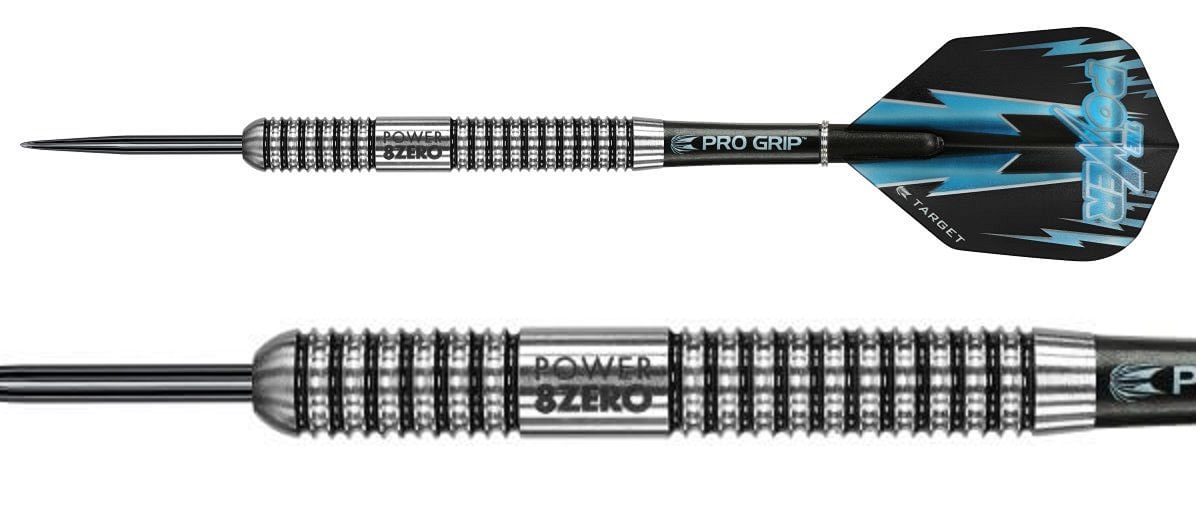TARGET Phil Taylor 8 Zero 80% Tungsten 24 Gramm Steeldart Steeldarts