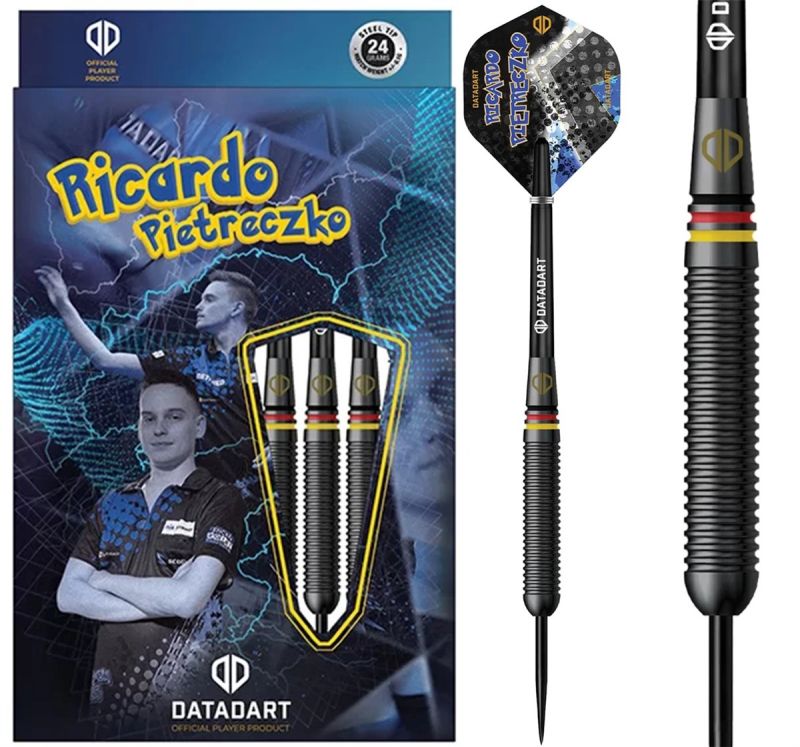 Datadart Ricardo Pietreczko Brass Steeldarts 24 Gramm Steeldarts