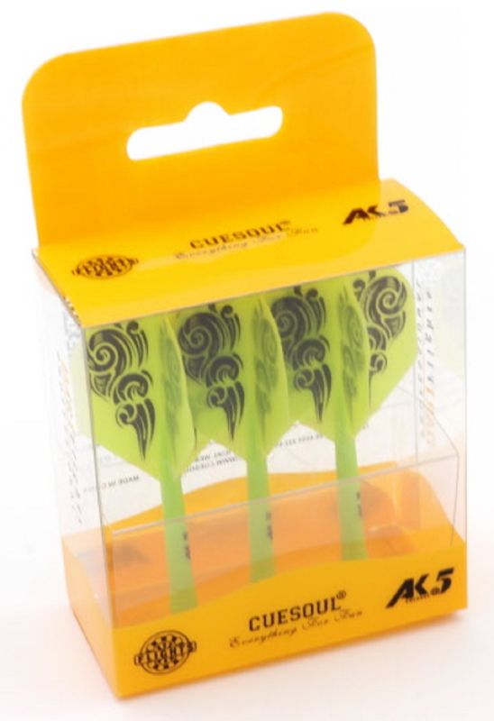 Cuesoul Dart Flight/Shaft AK5 Wolke Grün Standard No2 Flights