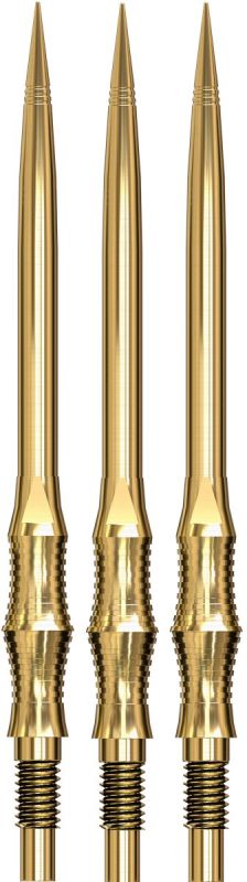 Harrows Quick Points Apex Spire 30/35/40 mm Silber/Schwarz/Gold Wechselspitzen