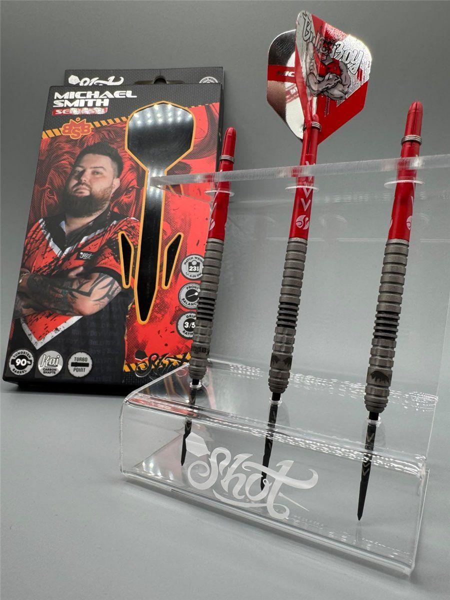 Shot! Michael Smith S2 TP 90% Steeldart 22/23/24/25 Gramm Steeldarts